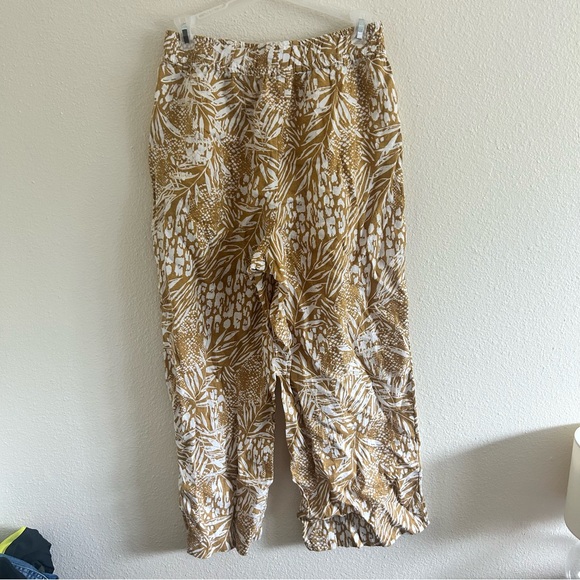 Christian Siriano 100% linen patterned pants - Picture 5 of 7